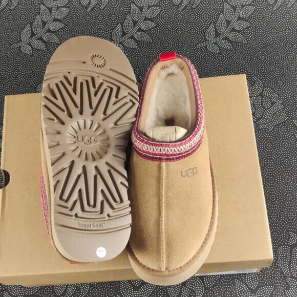 Ugg Tazz Platform Slippers Chestnut - Picture 3 of 7